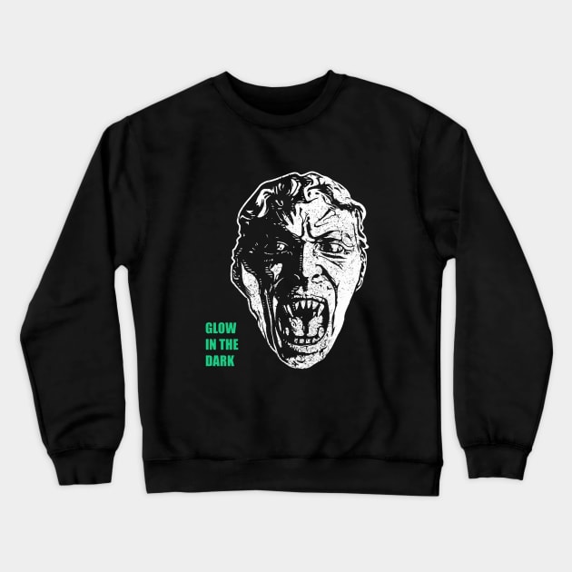 Weeping Angel Glow In The Dark Crewneck Sweatshirt by Esliger